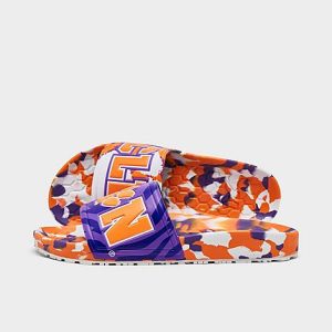 Hype Co. Clemson Tigers College Slydr Slide Sandals in Orange/Orange Size 13.0 - 3116428