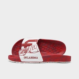 Hype Co. Oklahoma Sooners College Slydr Slide Sandals in Red/Crimson Size 13.0 - 3116329