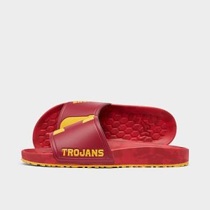 Hype Co. USC Trojans College Slydr Slide Sandals in Red/Red Size 15.0 - 3168340