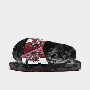 Hype Co. South Carolina Gamecocks College Slydr Slide Sandals in Black/Black Size 13.0 - 3116439