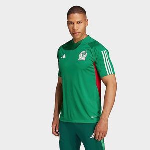 Adidas Men&apos;s Mexico Tiro 23 Training Soccer Jersey in Green/Vivid Green Size Medium Polyester/Plastic/Jersey - 5887989