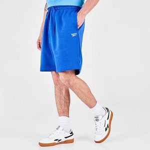 Reebok Men&apos;s Identity Training Shorts in Blue/Court Blue Size 2XL Cotton/Polyester - 5773680