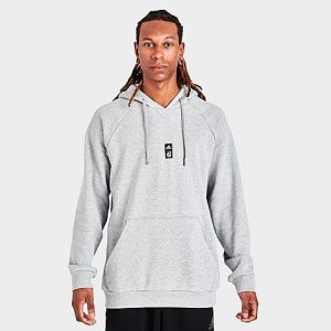 Adidas Team Men&apos;s adidas Minnesota United FC Travel Pullover Hoodie in Grey/Medium Grey Heather Size XL 100% Cotton/Fleece - 5768141