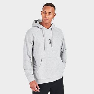Adidas Team Men&apos;s adidas Austin FC Travel Pullover Hoodie in Grey/Medium Grey Size Large 100% Cotton/Fleece - 5768105