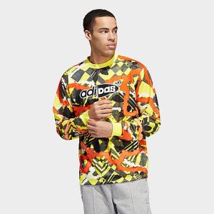 Adidas Men&apos;s Originals Hypersport Goalkeeper Soccer Jersey in Yellow/Beam Yellow Size XL 100% Cotton/Polyester/Knit - 5888053