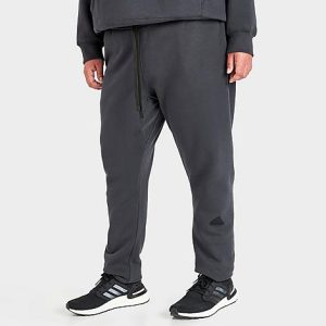 Adidas Women&apos;s New Sportswear Logo Fleece Jogger Pants (Plus Size) in Grey/Carbon Size 3XL Cotton/Polyester/Fleece - 5834306
