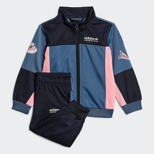 Adidas Infant Originals Disney Mickey and Friends Tracksuit in Blue/Altered Blue Size 18 M - 5809056