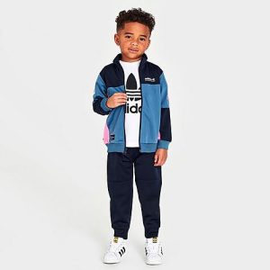 Adidas Infant Originals Disney Mickey and Friends Tracksuit in Blue/Altered Blue Size 4 T - 5809059
