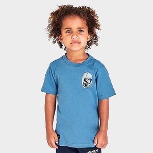 Adidas Toddler and Little Kids&apos; Originals x Disney Mickey And Friends T-Shirt in Blue/Altered Blue Size XS 100% Cotton/Jersey - 5809020
