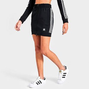 Adidas Women&apos;s Originals x Jeremy Scott Monogram Skirt in Black/Black Size XL Cotton/Polyester - 5820247