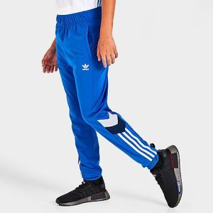 Adidas Kids&apos; Originals Tracksuit Jogger Pants in Blue/Blue Size Medium Polyester - 5808621