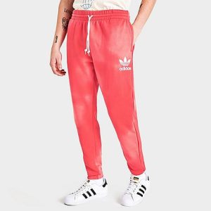 Adidas Men&apos;s Originals Mellow Ride Club Jogger Pants in Red/Crew Red Size 2XL Cotton - 5808883