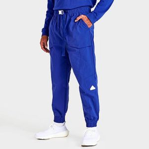 Adidas Men&apos;s Sportswear Cargo Pants in Blue/Semi Lucid Blue Size 2XL 100% Nylon - 5831528