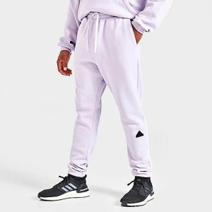 Adidas Men&apos;s Sportswear Fleece Sweatpants in Grey/Silver Dawn Size 2XL Cotton/Polyester/Fleece - 5831403