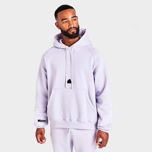 Adidas Men&apos;s Sportswear Pullover Hoodie in Grey/Silver Dawn Size 2XL Cotton/Polyester/Fleece - 5831398