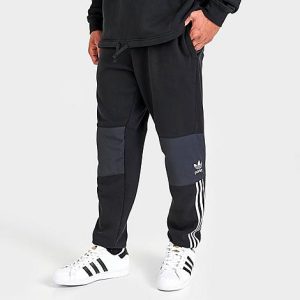 Adidas Men&apos;s Originals Parley Sweatpants in Black/Black Size 2XL 100% Cotton - 5831543