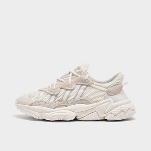 Adidas Big Kids&apos; Originals Ozweego Casual Shoes in White/Off White Size 7.0 Suede - 3177846