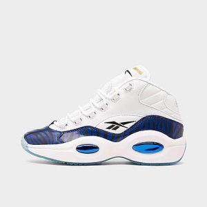 Reebok Men&apos;s x Panini Question Mid Basketball Shoes in White/Footwear White Size 13.0 Leather/Suede - 3189020