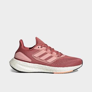 Adidas Women&apos;s PureBOOST 22 Running Shoes in Red/Wonder Red Size 10.5 - 3546791