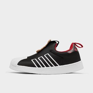 Adidas Little Kids&apos; Originals Superstar 360 Slip-On Casual Shoes in Black/Black Size 13.5 - 3198695