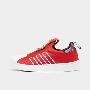 Adidas Little Kids&apos; Originals Superstar 360 Slip-On Casual Shoes in Pink/Red Size 13.5 - 3198707