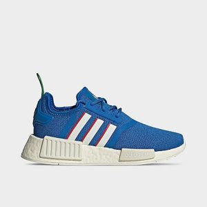 Adidas Big Kids&apos; Originals NMD R1 Casual Shoes in Blue/Bright Royal Size 6.5 - 3545345