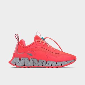 Reebok Women&apos;s Zig Dynamica Adventure Trail Running Shoes in Pink/Orange Flare Size 9.0 - 3510627