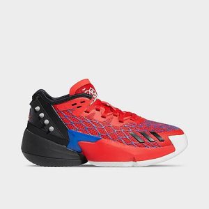 Adidas Big Kids&apos; D.O.N. Issue #4 Basketball Shoes in Red/Blue/Blue Size 7.0 - 3199153