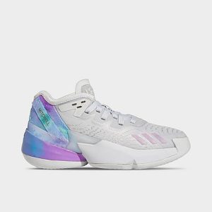 Adidas Big Kids&apos; D.O.N. Issue #4 Basketball Shoes in Grey/Cloud White Size 7.0 - 3164709