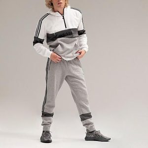 Adidas Originals Itasca 20 Jogger Pants in Grey/Medium Grey Heather Size 2XL Cotton/Polyester/Fleece - 5818161