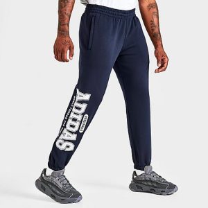 Adidas Originals Varsity Jogger Sweatpants in Blue/Legend Ink Size 2XL Cotton/Polyester/Fleece - 5828171