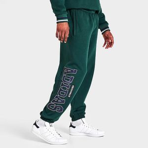 Adidas Originals Varsity Jogger Sweatpants in Green/Mineral Green Size 2XL Cotton/Polyester/Fleece - 5828186