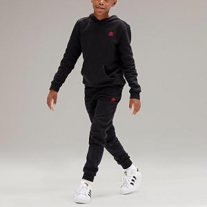 Adidas Kids&apos; Originals Adicolor Essentials Jogger Pants in Black/Black Size XL Cotton/Polyester/Fleece - 5815013