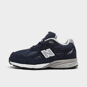 New Balance Kids&apos; Toddler 990 V3 Casual Shoes in Blue/Navy Size 9.0 Suede - 3501564