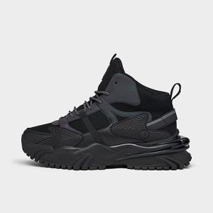 Javi Men&apos;s Jiggy Sneaker Boots in Black/Black Size 13.0 - 3177064