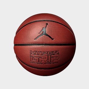 Jordan HyperGrip 4P Basketball in Brown/Orange Size 7 Leather - 8205262