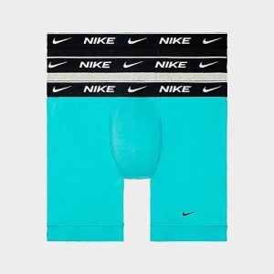 Nike Men&apos;s Stretch Boxer Briefs (3-Pack) in Blue/Multi-Color Size XL Cotton - 8204529