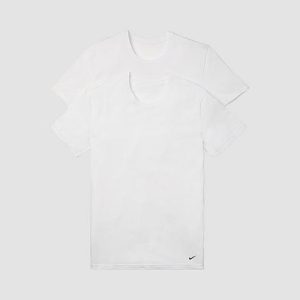 Nike Men&apos;s Everyday Stretch T-Shirt (2-Pack) in White/White Size 2XL Cotton/Spandex - 8204555