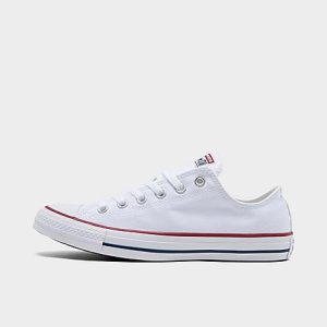Converse Chuck Taylor All Star Low Top Casual Shoes in White/Optical White Size 9.5 Canvas - 1197926