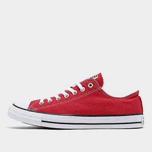 Converse Chuck Taylor All Star Low Top Casual Shoes in Red/Red Size 8.5 Canvas - 1144113
