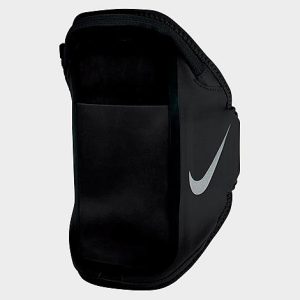 Nike Pocket Arm Band Plus in Black/Black Nylon/Polyester/Spandex - 8203081