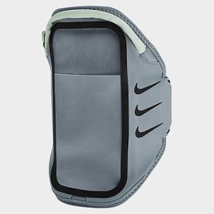 Nike Pocket Arm Band Plus in Grey/Aviator Grey Nylon/Polyester/Spandex - 8205069