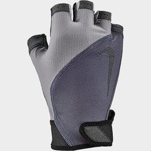 Nike Men&apos;s Elemental Fitness Gloves in Grey/Particle Grey Size Medium Nylon/Polyester - 8204488