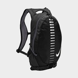 Nike Run Reflective Backpack in Black/Black 100% Polyester - 8203079