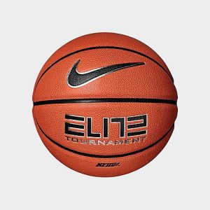 Nike Elite Tournament Basketball in Orange/Amber Size 7 Leather - 8203808