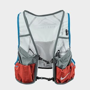 Nike Women&apos;s Running Trail Vest in Grey/Pure Platinum Size Medium 100% Nylon/Polyester - 8203071