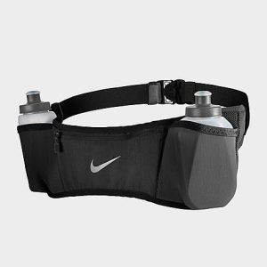 Nike 20oz Running Hydration Belt in Black/Black 100% Nylon/Polyester/Plastic - 8203090
