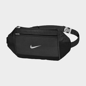 Nike Challenger Waist Pack (L) in Black/Black Nylon/100% Polyester - 8203103