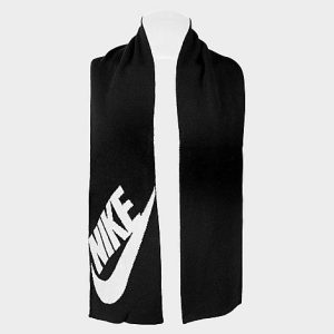 Nike Sport Scarf in Black/White/Black Acrylic/Spandex/Knit - 8202614