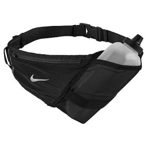 Nike Flex Stride Bottle Belt (22oz) in Black/Black Nylon/Polyester - 8207336